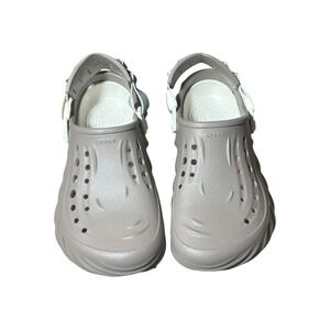Crocs Echo Clog Atmosphere  Molded Sport Sandals Mens 6 Womens 8 207937-192